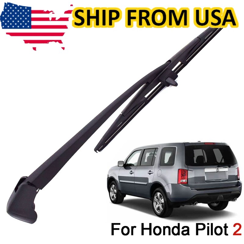 XUKEY Set For Honda Pilot 2009-2015 76730SZAA02 Rear Window Wiper