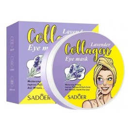 Parches Hidrogel Para Eliminar Ojeras Sadoer De Colágeno Lavanda Día/noche