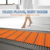 Electric Heated Floor Cable Underfloor Heating System Kit with Cable