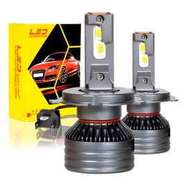 H4 H7 H11 9005 Kit De Faros Led 48000lm Para Luz Alta Y Baja