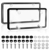 CPProDilig 2 Pack License Plate Covers & Frames, Rust-Proof 4
