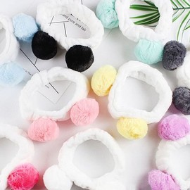 Altipia Teddy bear microfiber face wash headband hairband face wash headband / 곰돌이 극세사 세안밴드 헤어밴드 세면밴드