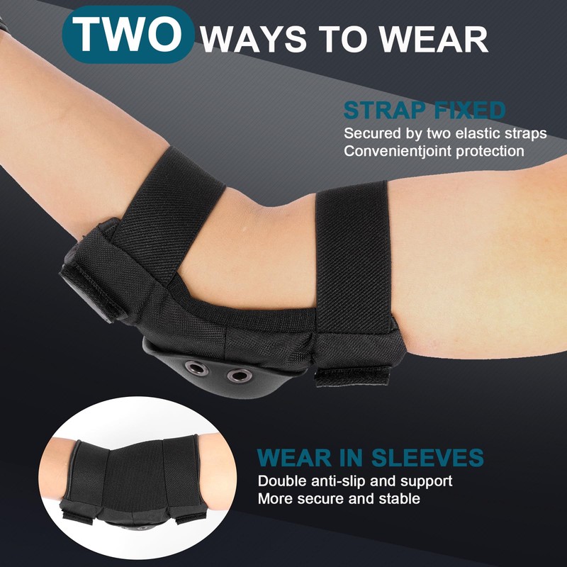 Knee and Elbow Pads Adult - (6 in 1) Knee