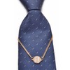 RunootPR Tie Clip, Gold, Funny Tie Clip Chain, Stylish, Wedding,