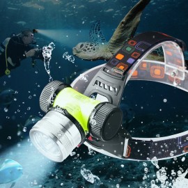 X.store Underwater 262ft Waterproof Scuba Diving Light LED Headlamp Headlight Flashlgiht