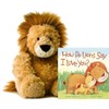 AuroraPlush Mid-Size Stuffed Animal Collection (Tubbie Lion Gift Set)