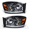 PM PERFORMOTOR Headlights Assembly Compatible with 2006-2009 Dodge Ram Pickup,