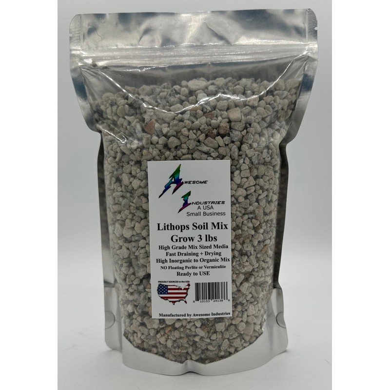 Lithops Soil Mix Perfect Potting Medium Proper Drainage Promotes Healthy