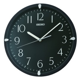 Seiko Kuota Wall Clock, Black