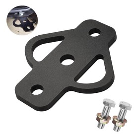 VANROUG 3-Way Trailer Hitch Adapter Steel Hitch Mount with Bolt for ATV Lawn Mower Golf Cart Yard Cart Garden Tractor Flat Towing Tow Ball Mount (1)