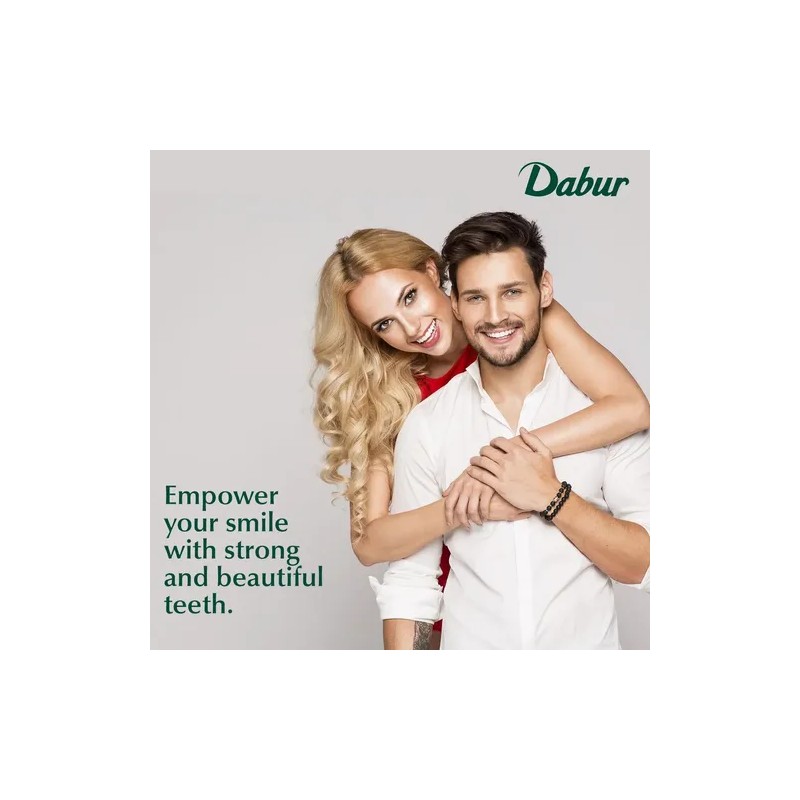 Dabur Pasta De Dientes Natural Roja Formula Ayurvedica Cli