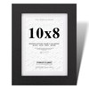 Fabian Clarke London® 10x8 Picture Photo Frame Black with 8x6