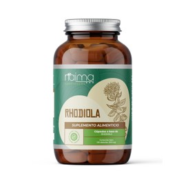 NAIMA Rhodiola, 120 Cápsulas | Adaptogeno | Suplemento Alimenticio 100% Puro & Vegano| Ingredientes Naturales, Sin Aditivos | Reducir Estrés, Natural 