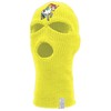 Rainbow Unicorn Ski 3 Hole Mask, Neon Yellow