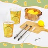 2 Pcs Muddler For Lemonade Stand Supplies,Stainless Steel Straw Punch,Tool