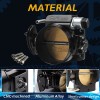 RealTopAutoseller 92MM Black Throttle body+TPS IAC+Bracket For Chevy GM Gen