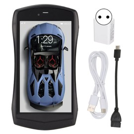 7in Kids Tablet Supercar Look 2GB RAM 32GB ROM Support 128G 3G Network Call 5GWifi Dual Band 1280x800IPS HD Tablet 100‑240V Blue EU Plug