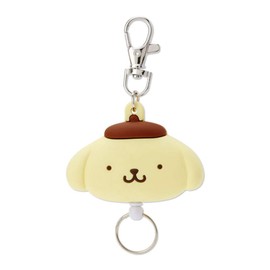 Sanrio 189529 Pompompurin Face Reel Keychain