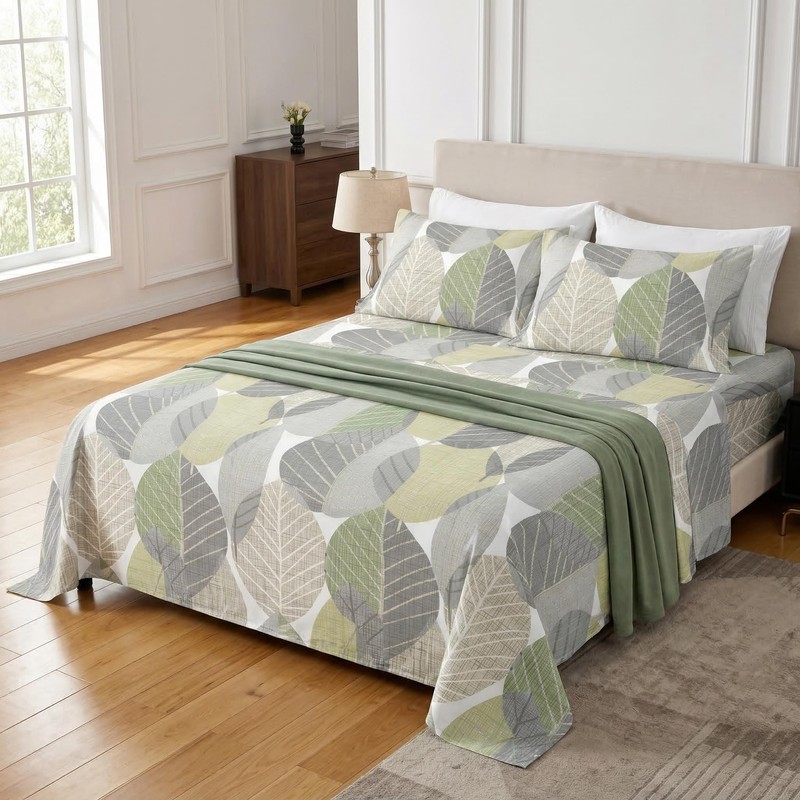 HCORA Standard Pillow Cases Set of 2, Ultra Soft Double