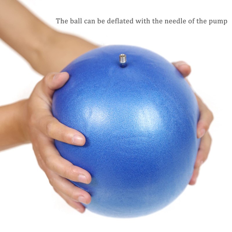 Small Pilates Ball with Pump 9 Inch Mini Bender Ball