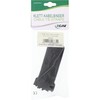 InLine 59943K Cable Ties 12 x 125 mm Velcro Fastener
