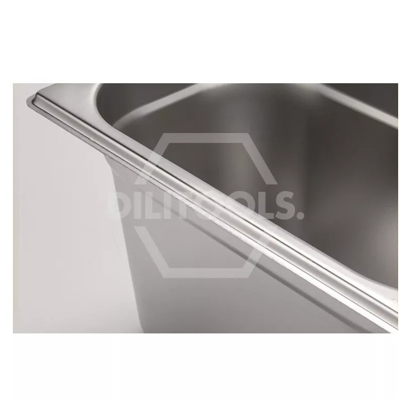 Dilitools Inserto Contenedor Acero Inoxidable Noveno 6 Pulgadas