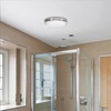 Homewerks 7105-07 Bathroom Fan with LED Light Ceiling Mount Exhaust