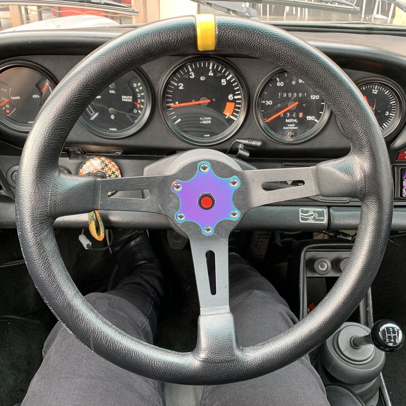 75MM Steering Wheel Horn Button Cover Hexagonal Horn Push Button