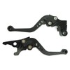 Y11m2ALL Black Mat Yamaha Brake Clutch Levers 6 Adjustable Short
