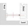 Long Door Stops, 8 Inch Stainless Steel Doorstop, Brushed Door