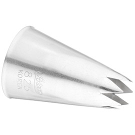 Ateco # SS Star Pastry Decorating Tip Silver, 825