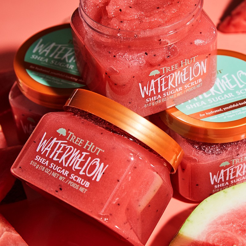 Tree Hut Shea Sugar Exfoliation Care Body Scrub Water Melon,
