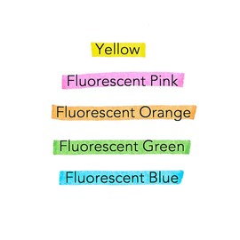 Sharpie Accent Tank-Style Highlighters, 5 Colored Highlighters (Choose Multi Colored or Fluorescent Yellow)