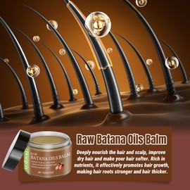 Batana Oil For Hair Growth,Batana Öl für Haar Wachstum und Reparatur,Raw Batana Oil Paste,Batanaöl für Haare,120g