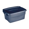 Roughneck Storage Box, 10 5-8w X 15.687d X 7h, Dark