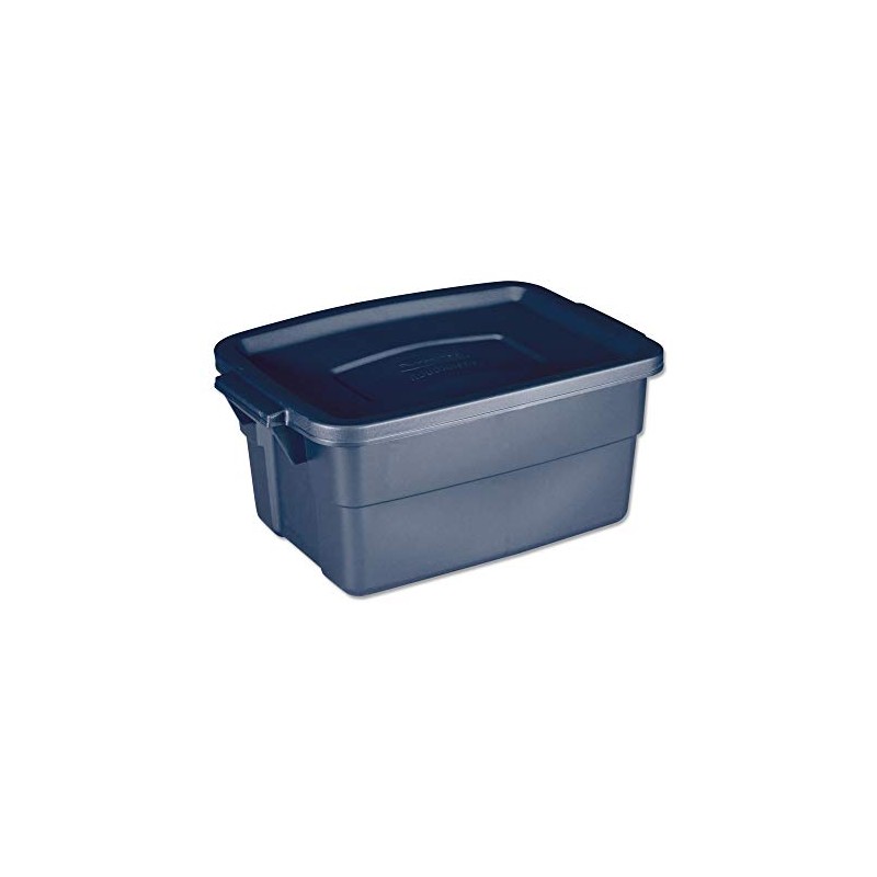 Roughneck Storage Box, 10 5-8w X 15.687d X 7h, Dark
