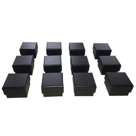 Black Ring Gift Box with Foam and Velvet Insert Wholesale Pack of (12)