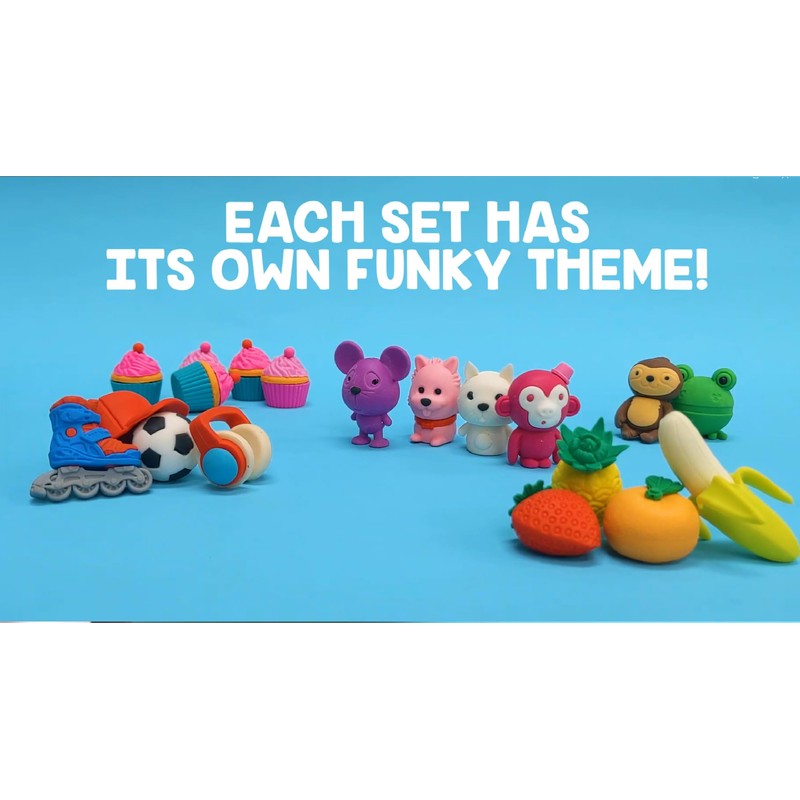 Tinc Scented Animal Eraser Collection Pack for Kids | for