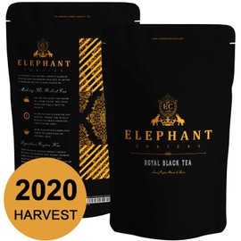 Royal Black Tea | 100 Cups | Delicious Iced & Hot Tea | Extra Special Ceylon Loose Leaf | English Breakfast & Afternoon Teatime | Naturally Aromatic Leaves in Bulk Bag | Plain Unsweet Teas