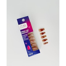 Frosted Blush Press-On Nails