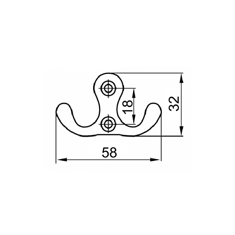 Coat Hooks Wall Hooks 32 Old Brass