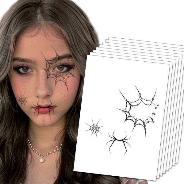 Halloween Temporary Face Eyeshadow Tattoos Stickers Day of the Dead