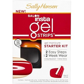 Sally Hansen Salon Insta Gel Strips Starter Kit - Starter kit Red My Lips