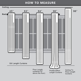KOUFALL Navy Blue Bathroom Curtains for Window 2 Panels Rod Pocket Small Short Ombre Sheer Curtains for Shower Room 42 x 45 Inch Length Blue and White
