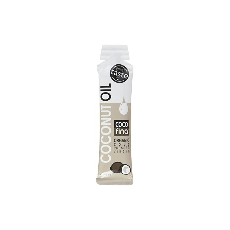 Cocofina Organic Coconut Oil 10 ml Sachets (Pack of 12)