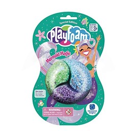 Educational Insights Playfoam Jumbo Pods. Paquete de Fiesta mágico de Sirena, Juego de 12, no tóxico, Nunca se Seca, Regalo Perfecto para Fiestas.