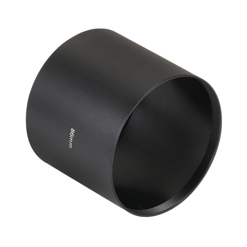 FocusFoto 86mm Long Metal Telephoto Tele Lens Hood Shade