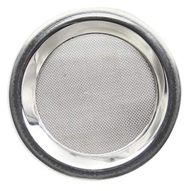 Nklaus Ø 12,5cm sieve replacement sieve for incense burner metal silver matt replacement accessories smoking pot replacement grill 3298