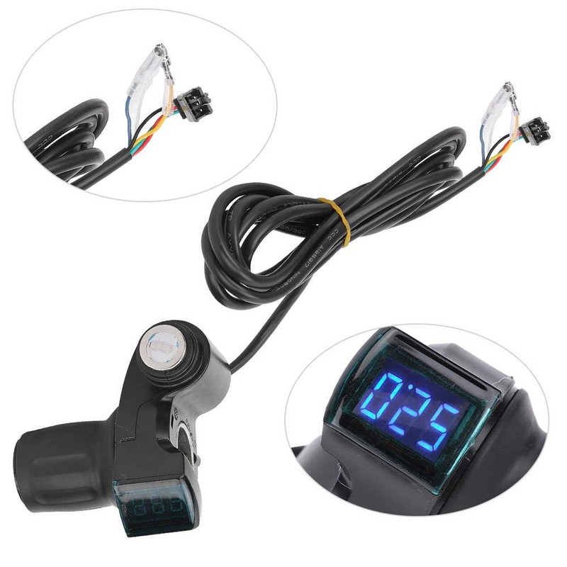 Alomejor Electric Scooter Throttle, Ambidextrous Thumb Control Assembly for Commuters