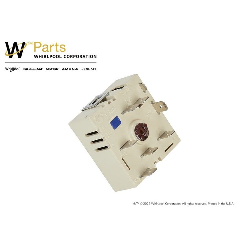 Whirlpool WP74003122 OEM Electric Range Radiant Element, White